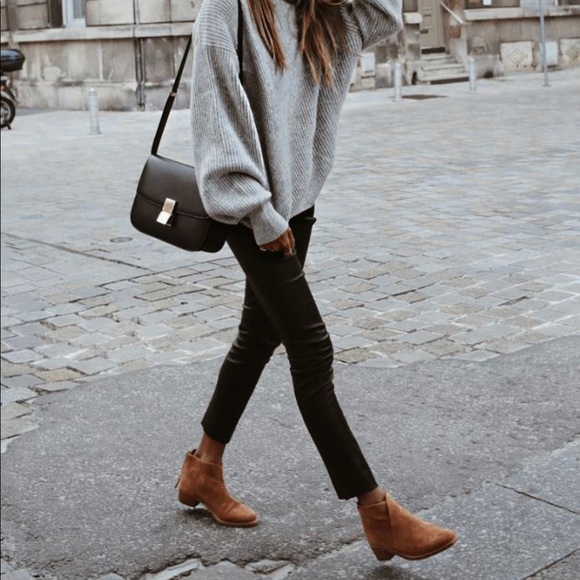 New Soludos suede ankle boots 5.5/ sincerelyjules - Picture 5 of 6